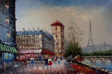 Paisajes Painting - yxj037fB impresionismo escenas de París